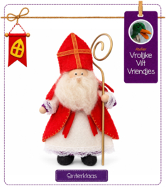 Sinterklaas kraal 12 cm