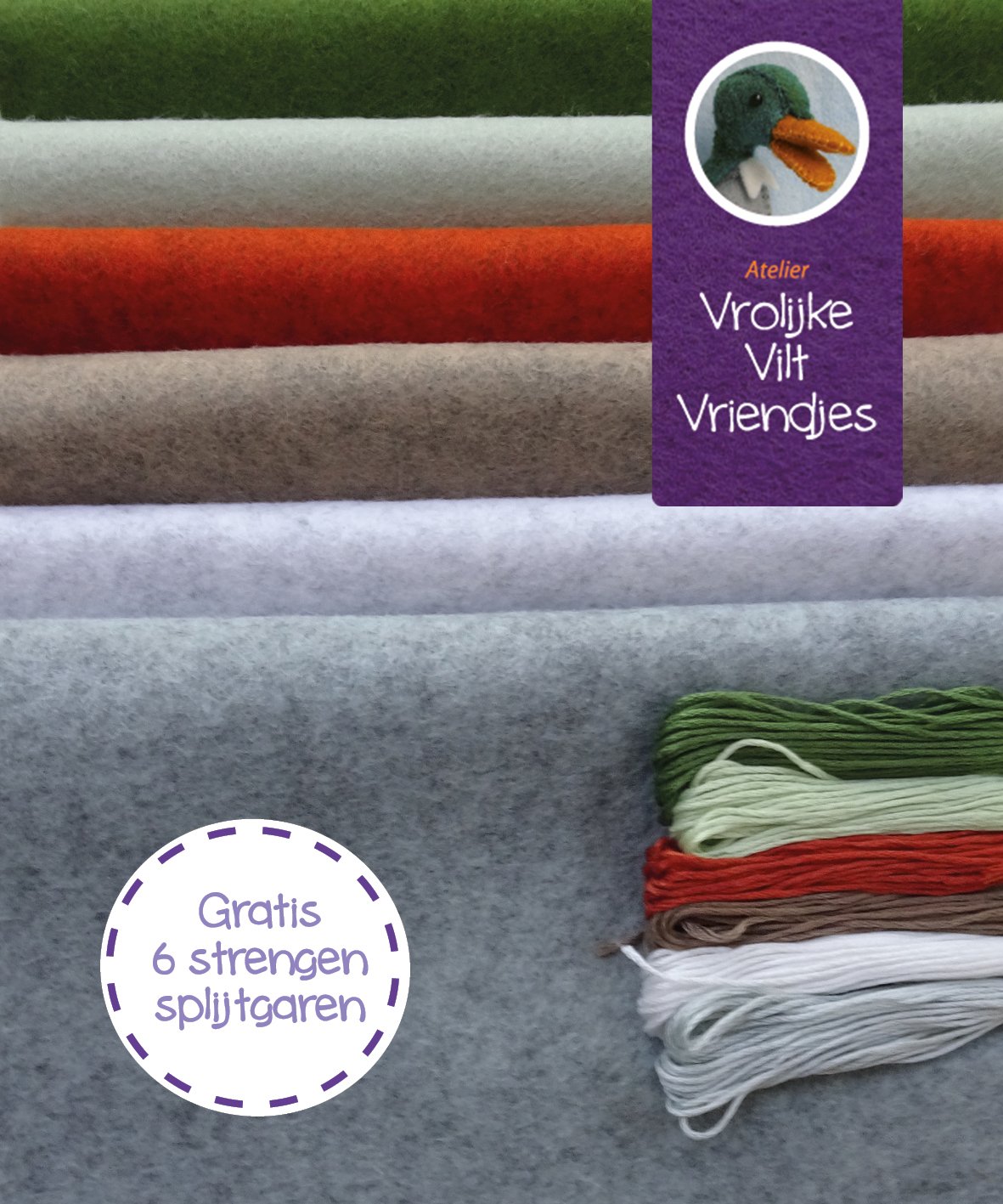 Wolviltpakket nieuwe kleuren