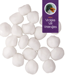 Pompons 10mm wit