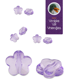 Bloem kralen in sorteerdoos