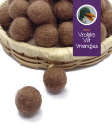 Wolbal bruin