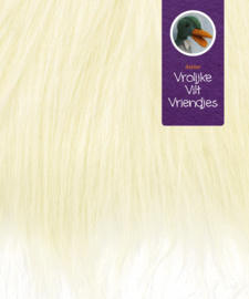 Mohairstof lang lichtblond