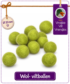 Wolbal  lichtgroen