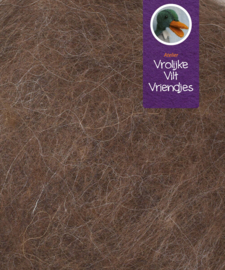 Wol gemêleerd bruin