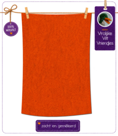 Oranje gemêleerd vilt