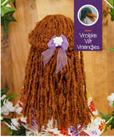Bouclé haren wol