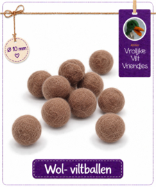 Wolbal bruin