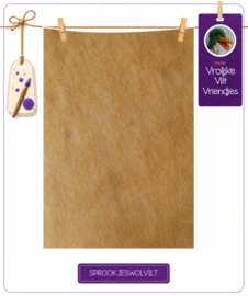 Handgeverfd vergrijsd camel