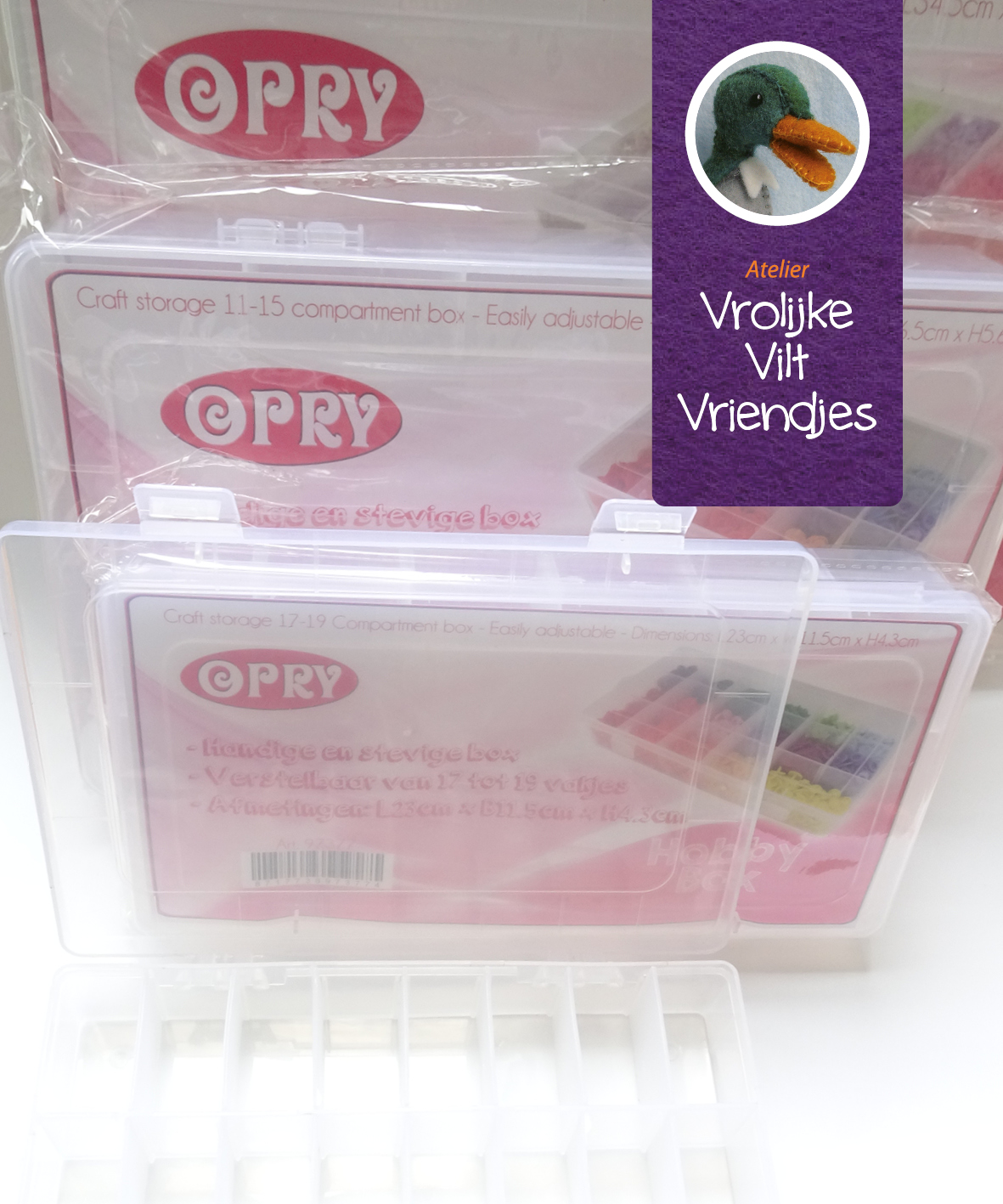 Opberg vakjes dozen