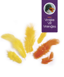 Veren mix oranje- geel