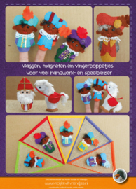 Pakket het feest van Sinterklaas met vlaggen