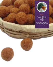 Wolbal middenbruin