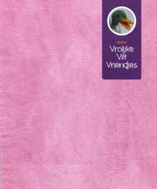 Handgeverfd  Licht cyclaam