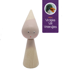 Kabouter kegel geverfd verbaasd