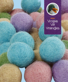 Wolballen 64 stuks pastel