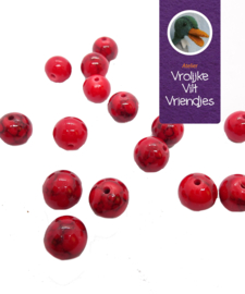 Hulstbessen kralen 8 mm