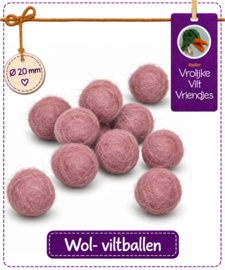 Wolbal oudroze