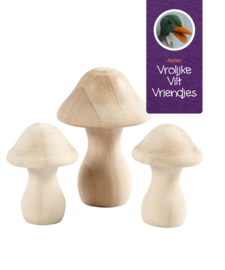 Miniatuur paddenstoelen