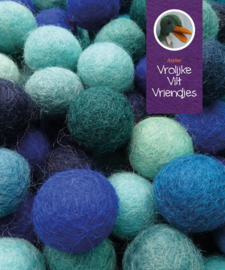 Wolballen blauwmix