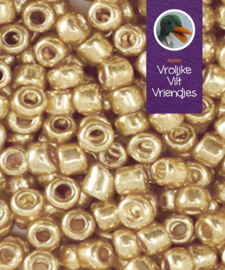 Rocailles metalic goud