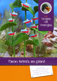 Neon tetra's  en plant