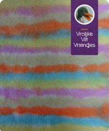 Handgeverfd wolvilt streep 1