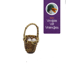 Mandje met eieren mini