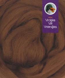 Lontwol merino chestnut