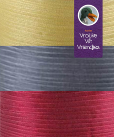 Organza lint 3mm diverse kleuren