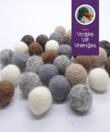 Wolballen natuurmix 10mm