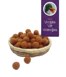 Wolbal bruin 