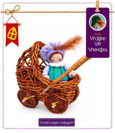 Babypiet  met kinderwagen