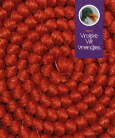 Wolcrepe  rood-bruin 171