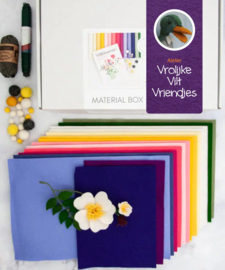 Materialen Viltbloemen deel 1