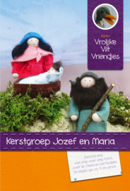 Kerstgroep Jozef en Maria met Kindeke