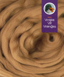 Lontwol  merino roodbruin