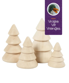 Houten Kerstbomen