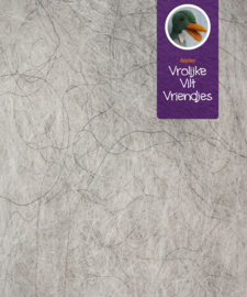 Wol  gemêleerd lichtgrijs