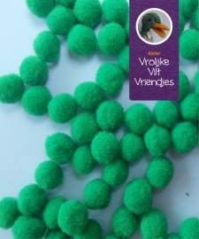 Pompons 7mm groen