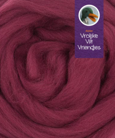 Lontwol merino bordeaux