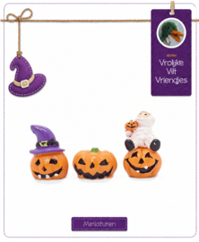Halloween pompoenen miniaturen
