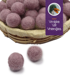 Wolbal lavendelrood
