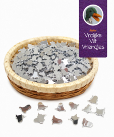 Klokjes confetti zilverkleur