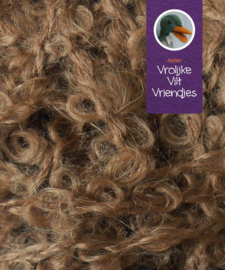 Poppenharen  Mohair bruin