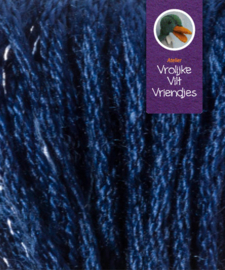 Blauw marine wolvilt