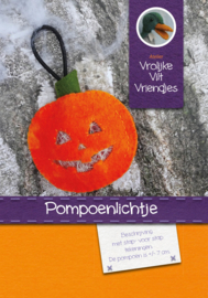 Halloween pompoen lichtje