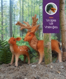 Hertjes in het bos