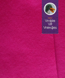 Fuchsia zacht wolvilt