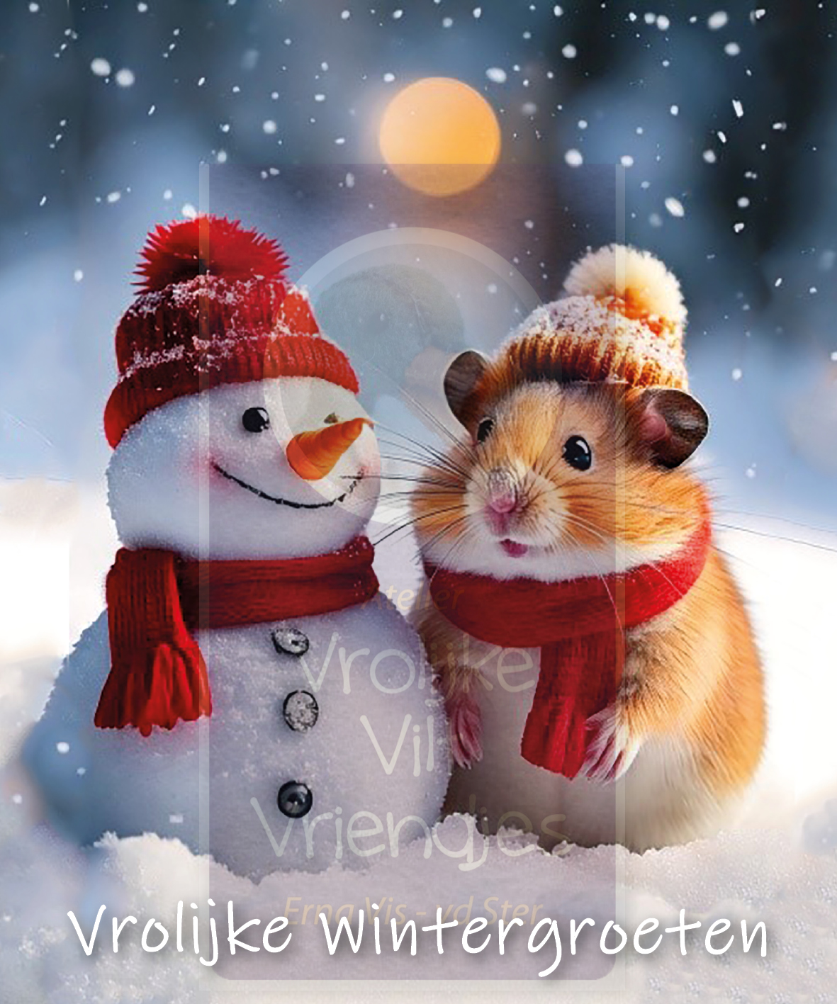 Hamsterkaart Winter