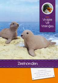 Zeehonden met jongen